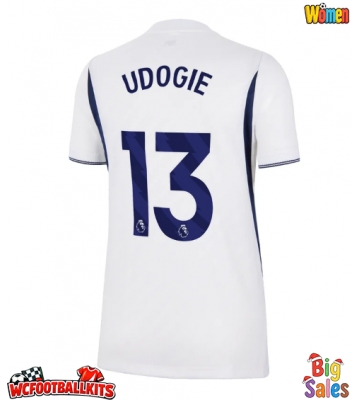 Tottenham Hotspur Destiny Udogie #13 Replica Home Stadium Shirt for Women 2026-27 Short Sleeve